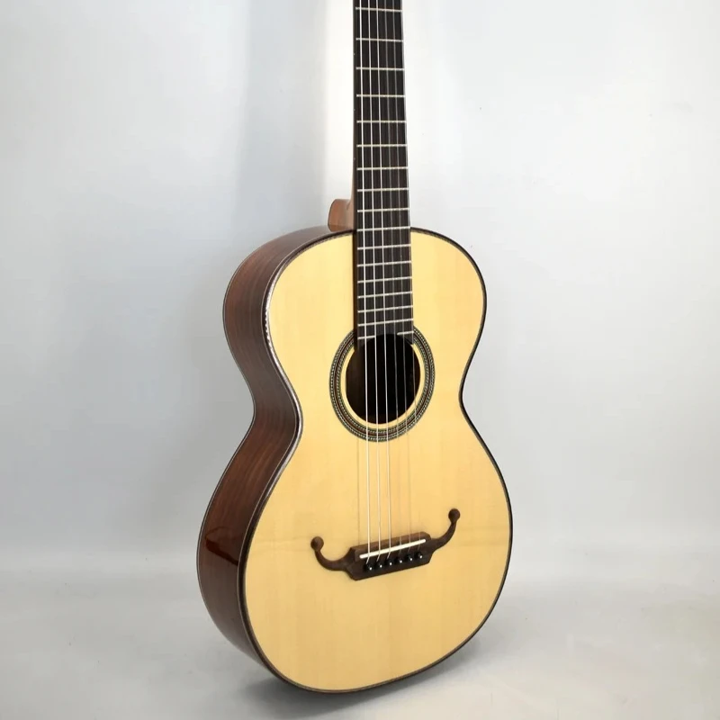 HOOQU 19th Century Replica Guitar 36 Handcrafted Solid Spruce Top with Exotic Rosewood Back Sides French Polish Finish
HOOQU 19th Century Replica Guitar 36 Handcrafted Solid Spruce Top with Exotic Rosewood Back Sides French Polish Finish