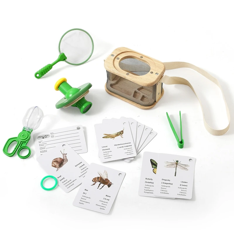 Wooden Montessori Adjustable Observation Box Set Transparent Collection and Observation Box Children's Nature Exploration Toy
Wooden Montessori Adjustable Observation Box Set Transparent Collection and Observation Box Children's Nature Exploration Toy