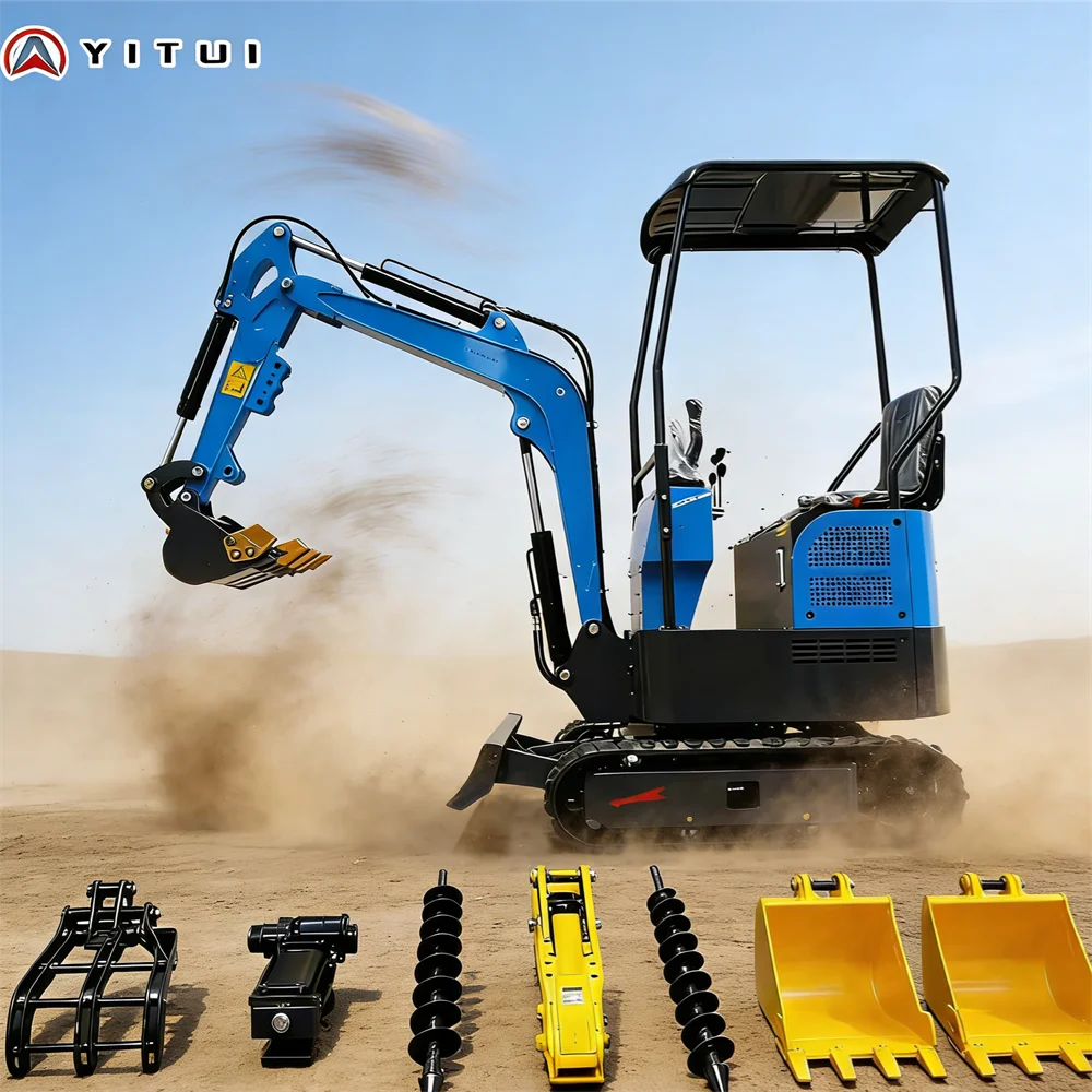 Foldable Boom 1.8 Ton 2 Ton Cab Mini Excavator Epa Euro 5 Chassis Stable Household Mini Excavator Customized
Foldable Boom 1.8 Ton 2 Ton Cab Mini Excavator Epa Euro 5 Chassis Stable Household Mini Excavator Customized
