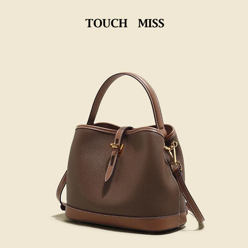 Touch Miss Luxury Leather Buet Bag Women's Versatile Crossbody Handbag 2025 New Sle Soft Handle Casual oulder Bag
Touch Miss Luxury Leather Buet Bag Women's Versatile Crossbody Handbag 2025 New Sle Soft Handle Casual oulder Bag