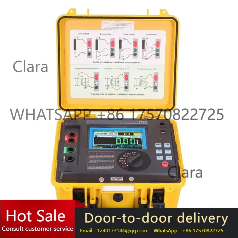 ETCR3520 High Performance HV Insulation Resistance Tester 5Kv 10Tohm 7mA
ETCR3520 High Performance HV Insulation Resistance Tester 5Kv 10Tohm 7mA