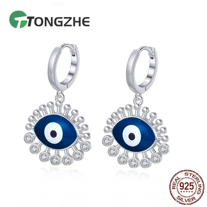 Tongzhe Turkish Lucky Evil Eye Statement Drop Earrings New Style Amulet Charm 925 Sterling Silver Hanging Earring Jewelry Gifts
Tongzhe Turkish Lucky Evil Eye Statement Drop Earrings New Style Amulet Charm 925 Sterling Silver Hanging Earring Jewelry Gifts