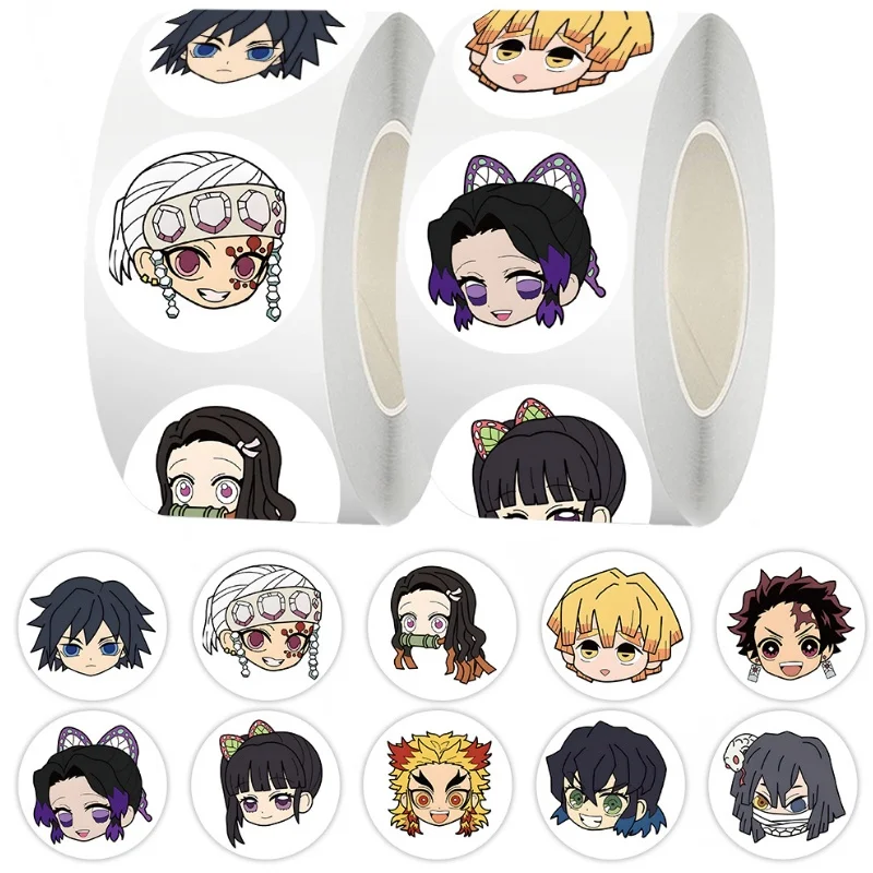 500pcs/Roll Demon Slayer Cartoon Anime Sealing Sticker DIY PVC Laptop Decals Decoration Stiker Reward Gift
500pcs/Roll Demon Slayer Cartoon Anime Sealing Sticker DIY PVC Laptop Decals Decoration Stiker Reward Gift