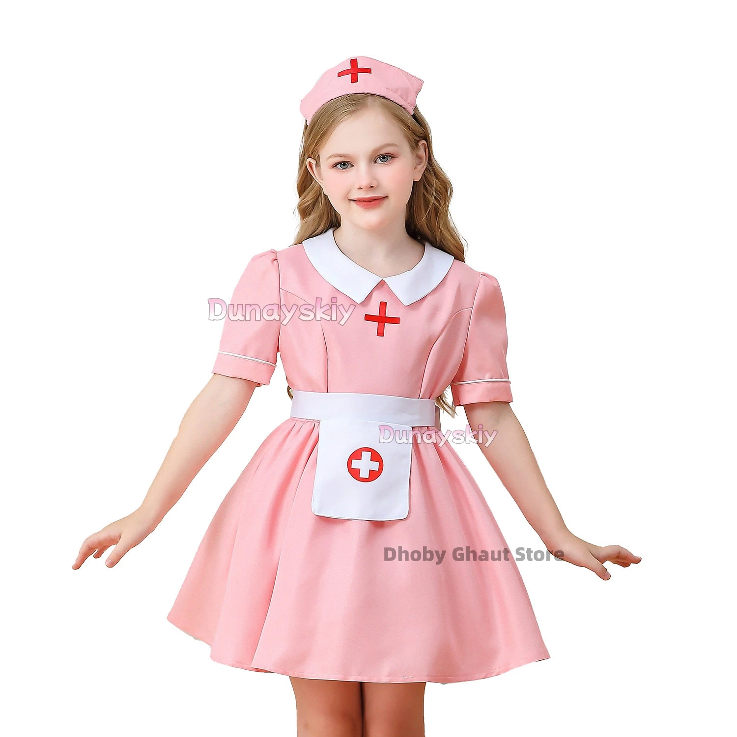 Girls Pink Nurse Doctor Costumes Cosplay With Appron For Children Holiady Game Party Stage Role Cosplay
Girls Pink Nurse Doctor Costumes Cosplay With Appron For Children Holiady Game Party Stage Role Cosplay