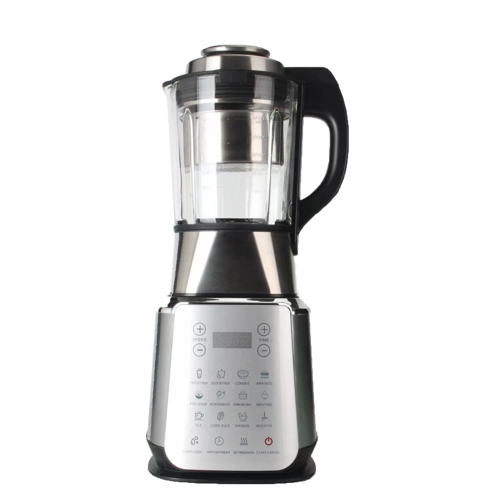 【Hot】800W Multi-function Blender with Glass Jar 1.75L Touch Screen Heavy Blender Powerful Blender for Home Use
【Hot】800W Multi-function Blender with Glass Jar 1.75L Touch Screen Heavy Blender Powerful Blender for Home Use