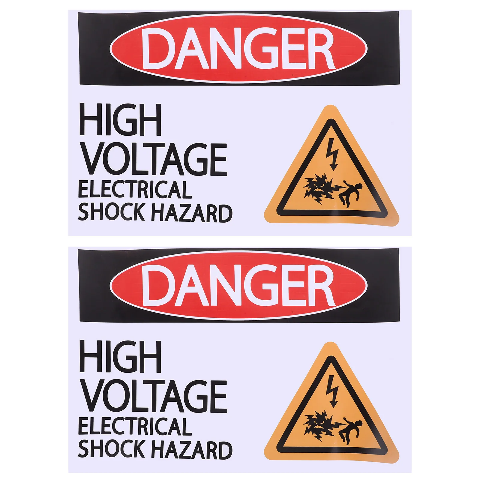 High Voltage Warning Decals Safety Sticker Labels Durable Peel and Stick Electric for Steel Glass Metal Surfaces
High Voltage Warning Decals Safety Sticker Labels Durable Peel and Stick Electric for Steel Glass Metal Surfaces