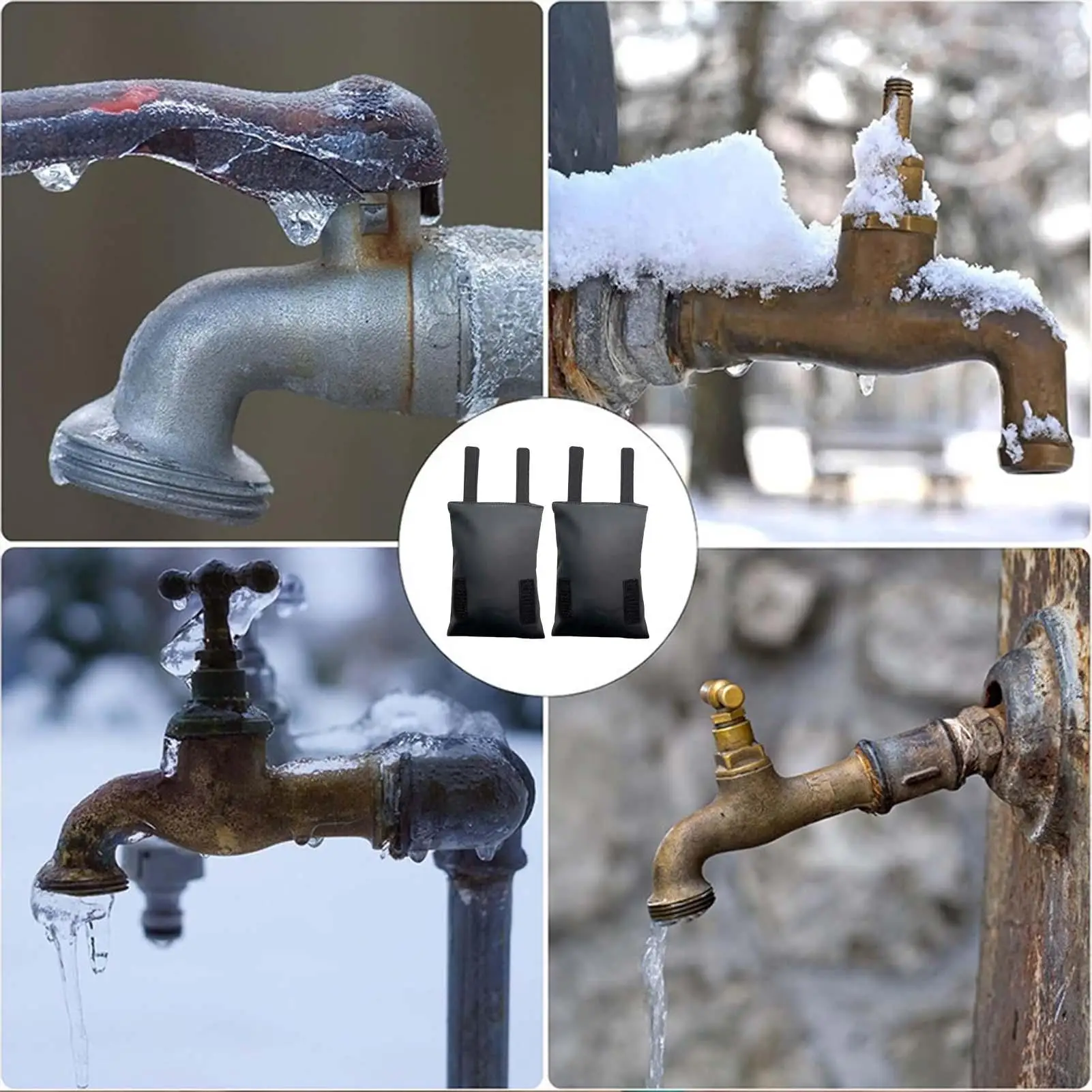 Outdoor Faucet Cover 2 Pieces Faucet Insulation Cover Reusable Spigot Insulated Protector For Winter Outdoor Home Garden Yard
Outdoor Faucet Cover 2 Pieces Faucet Insulation Cover Reusable Spigot Insulated Protector For Winter Outdoor Home Garden Yard