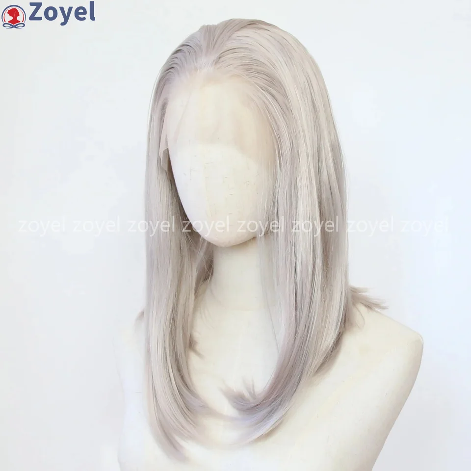 Light Grey Shrot Bob Straight Synthetic Lace Front Wig Ash Grey Lace Front Synthetic Wig Pre Plucked Heat Resistant Hair Wig
Light Grey Shrot Bob Straight Synthetic Lace Front Wig Ash Grey Lace Front Synthetic Wig Pre Plucked Heat Resistant Hair Wig