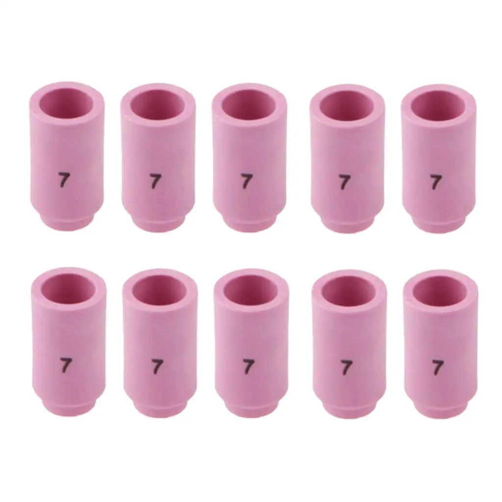 TIG Alumina Ceramic Nozzle 10pcs Welding Torch Cups High Quality for Welding Torch 9 20 25 Consumables
TIG Alumina Ceramic Nozzle 10pcs Welding Torch Cups High Quality for Welding Torch 9 20 25 Consumables