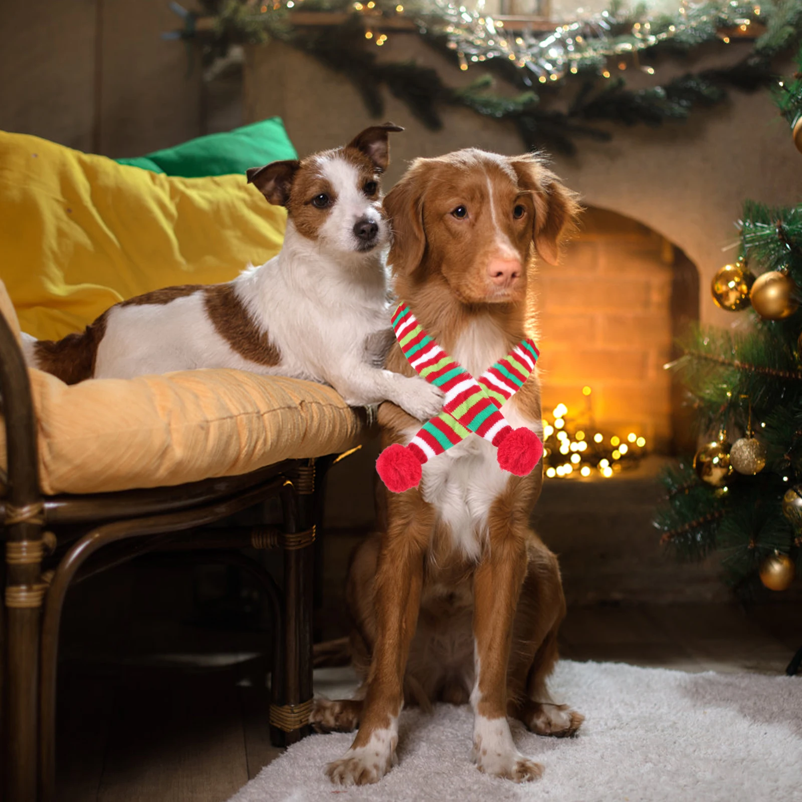 Christmas Dog Scarf Pet Decor Supply Decoration Costume Accessory Neckerchief Cat
Christmas Dog Scarf Pet Decor Supply Decoration Costume Accessory Neckerchief Cat