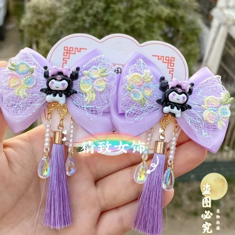 Sweet Sanrio Cinnamoroll Anime Kawaii Ins Fashion Children Bow Hairclip Accessory Cute Headwear Decoration Gifts for Girls
Sweet Sanrio Cinnamoroll Anime Kawaii Ins Fashion Children Bow Hairclip Accessory Cute Headwear Decoration Gifts for Girls