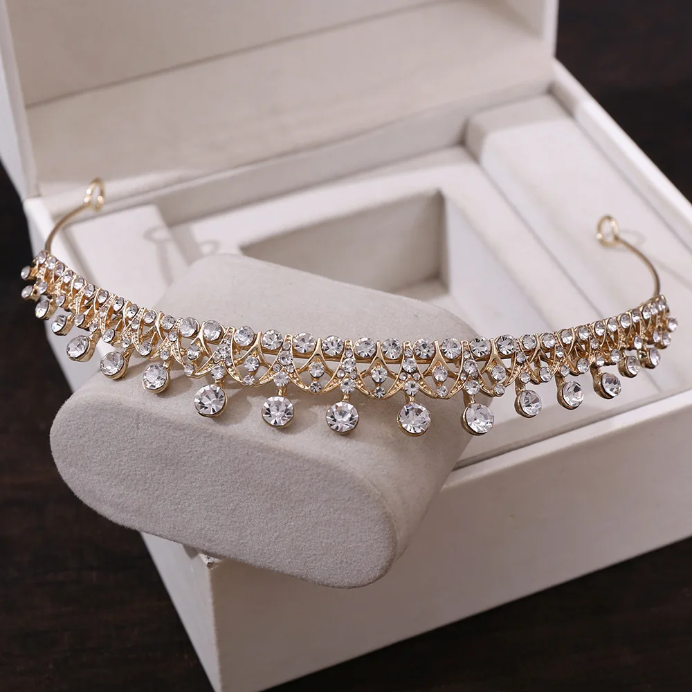 Fine Encrusted Rhinestone Alloy Fashion Hairband Hair Accessories For Women
Fine Encrusted Rhinestone Alloy Fashion Hairband Hair Accessories For Women