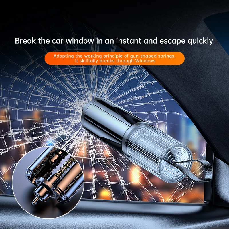 Car Safety Hammer with Rescue Whistle,Car Escape Tool,2in1 Window Breaker Seatbelt Cutter,Compact Emergency Escape Tool for Car
Car Safety Hammer with Rescue Whistle,Car Escape Tool,2in1 Window Breaker Seatbelt Cutter,Compact Emergency Escape Tool for Car