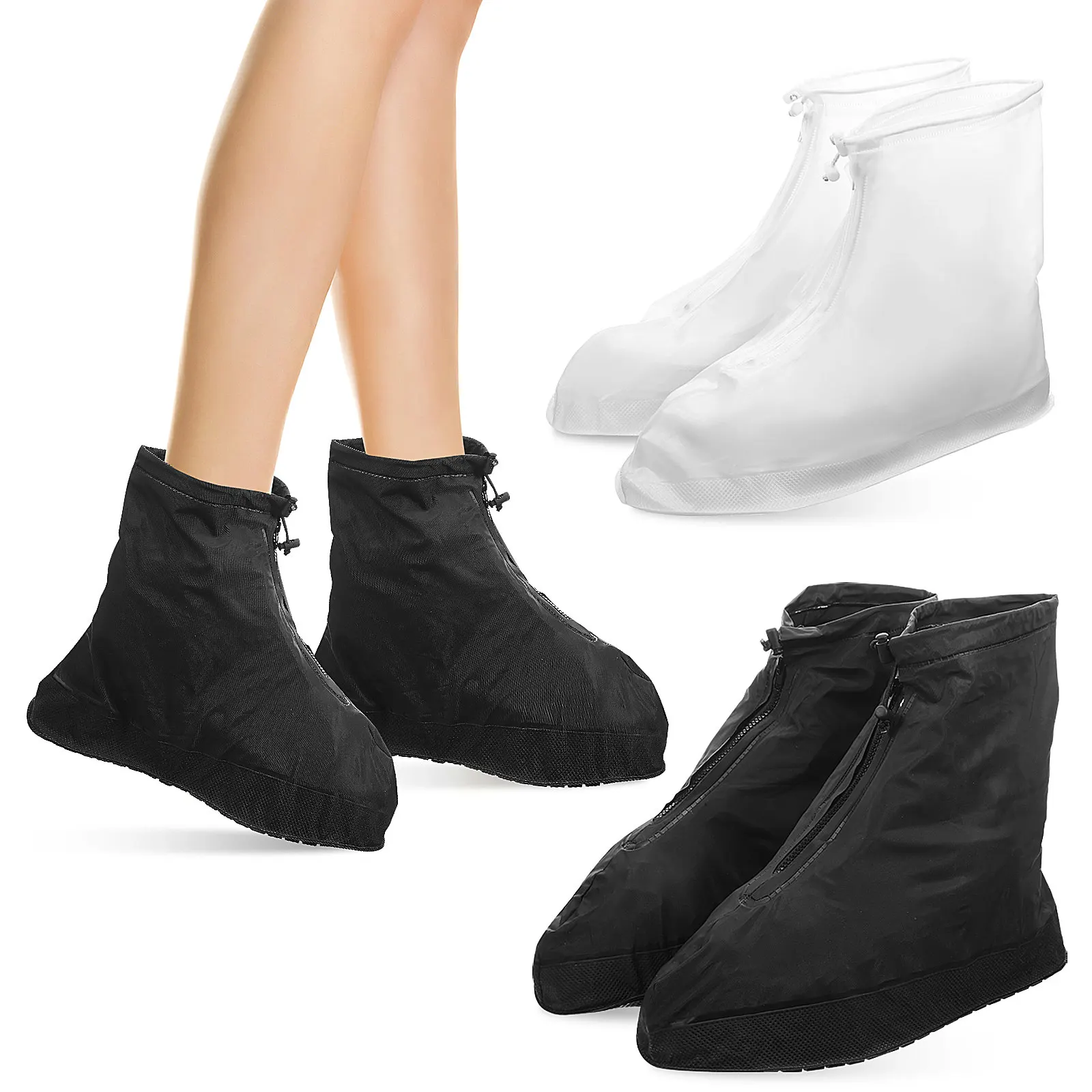 2Pcs Rain Shoe Covers Waterproof Reusable Overshoes Loose Fit Anti Skid Rain Boot Protectors for Men Women Waterproof Overshoes
2Pcs Rain Shoe Covers Waterproof Reusable Overshoes Loose Fit Anti Skid Rain Boot Protectors for Men Women Waterproof Overshoes