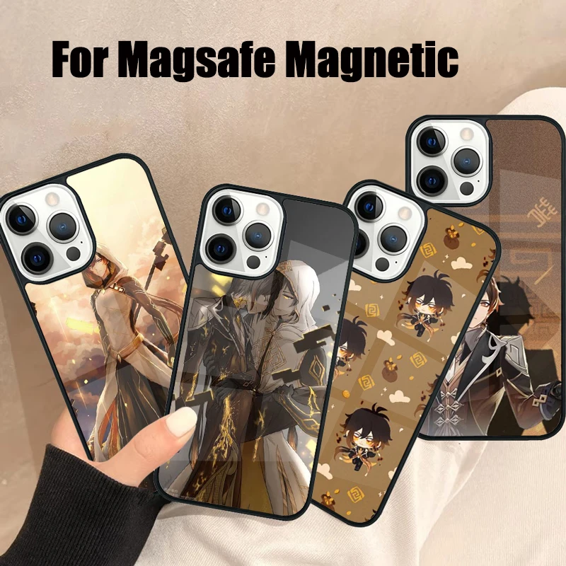 Genshin Impact Zhongli Magsafe Phone Case For iPhone 16 15 14 13 12 11 Pro Max Plus Mirror Wireless Magnetic Cover
Genshin Impact Zhongli Magsafe Phone Case For iPhone 16 15 14 13 12 11 Pro Max Plus Mirror Wireless Magnetic Cover