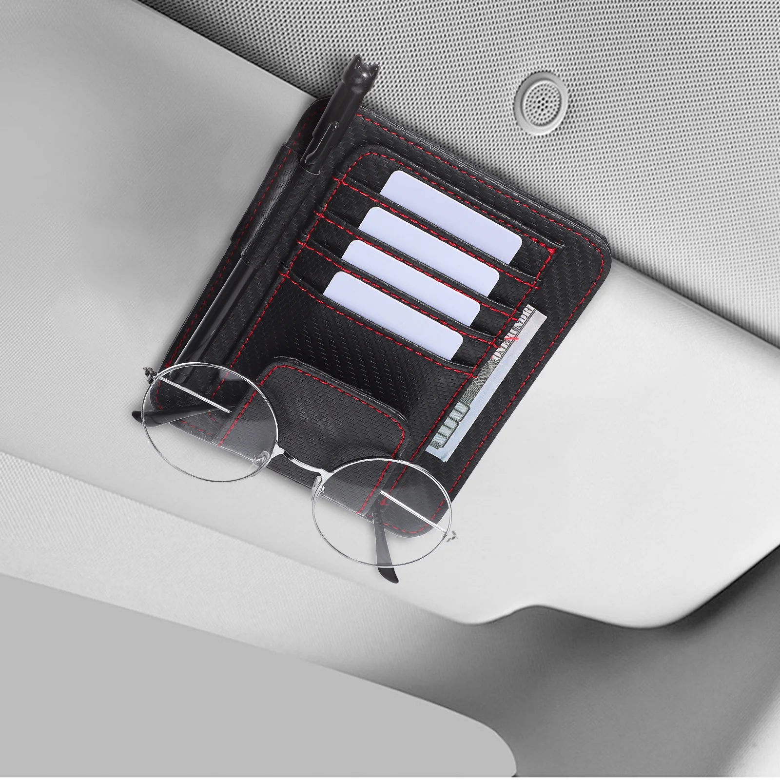 Sun Visor Organizer Car Document Pockets Multi Pocket Storage Pouch For Registration Insurance Card Holder Truck
Sun Visor Organizer Car Document Pockets Multi Pocket Storage Pouch For Registration Insurance Card Holder Truck