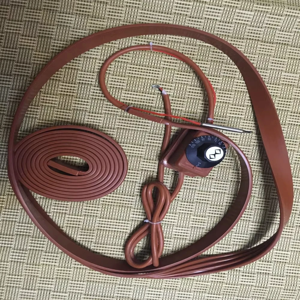 20x1800mm 200W 220V Silicone Rubber Pipe Heater waterproof +Rotary temperature controlle flexible Silicone Heating belt tracing
20x1800mm 200W 220V Silicone Rubber Pipe Heater waterproof +Rotary temperature controlle flexible Silicone Heating belt tracing