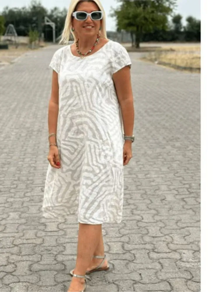 Летнее свободное платье с принтом, новое женское модное элегантное повседневное офисное праздничное пляжное платье, женская одежда 2025
Летнее свободное платье с принтом, новое женское модное элегантное повседневное офисное праздничное пляжное платье, женская одежда 2025