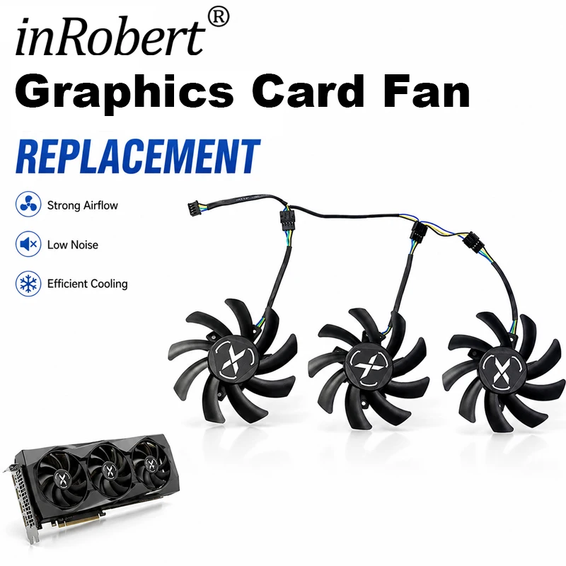 85mm 4PIN T129215SU Cooling Fan Replacement For XFX RX 6700xt Speedster SWFT Graphics Card GPU Fan DIY Repair Parts
85mm 4PIN T129215SU Cooling Fan Replacement For XFX RX 6700xt Speedster SWFT Graphics Card GPU Fan DIY Repair Parts