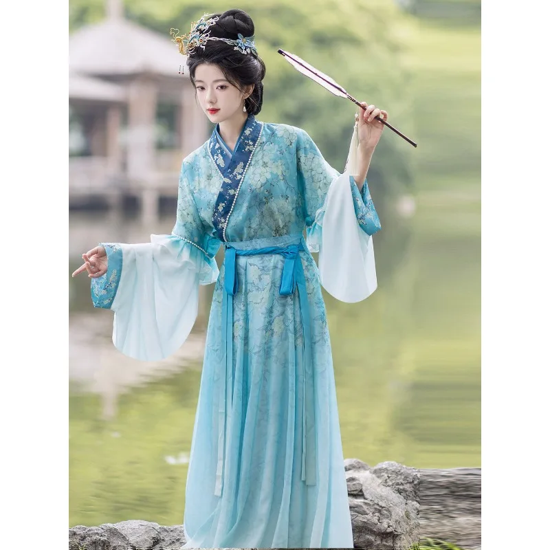 Jin made fairy clothes Hanfu set spring and summer new national style set fairy air fluttering
Jin made fairy clothes Hanfu set spring and summer new national style set fairy air fluttering
