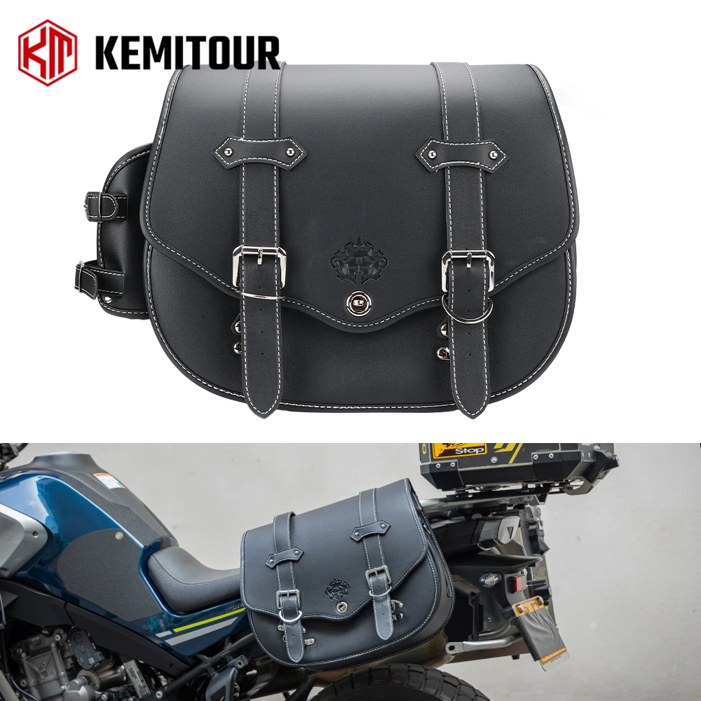 PU Leather Motorcycle Side Saddlebag with Mount Bracket Universal for Honda for Yamaha for Suzuki for Kawasaki Outdoor Travel
PU Leather Motorcycle Side Saddlebag with Mount Bracket Universal for Honda for Yamaha for Suzuki for Kawasaki Outdoor Travel