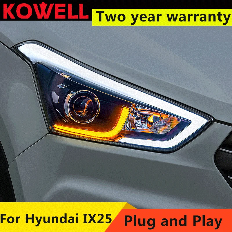Для Hyundai IX25 2015 -2018 Creta, светодиодные фары s светодиодный светильник фары указателя поворота DRL, биксеноновые светодиодные фары дальнего и ближнего света
Для Hyundai IX25 2015 -2018 Creta, светодиодные фары s светодиодный светильник фары указателя поворота DRL, биксеноновые светодиодные фары дальнего и ближнего света