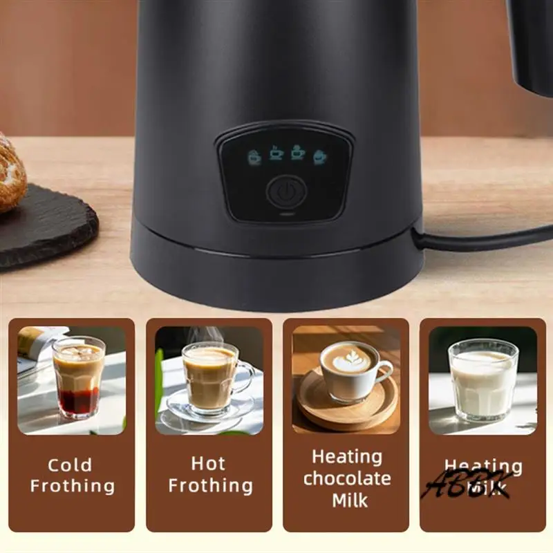 ABBK-Full-Automatic Milk Frother Milk Frother 4 In 1 Electric Steamer Frother Foam Maker For Coffee Cappuccino Latte
ABBK-Full-Automatic Milk Frother Milk Frother 4 In 1 Electric Steamer Frother Foam Maker For Coffee Cappuccino Latte