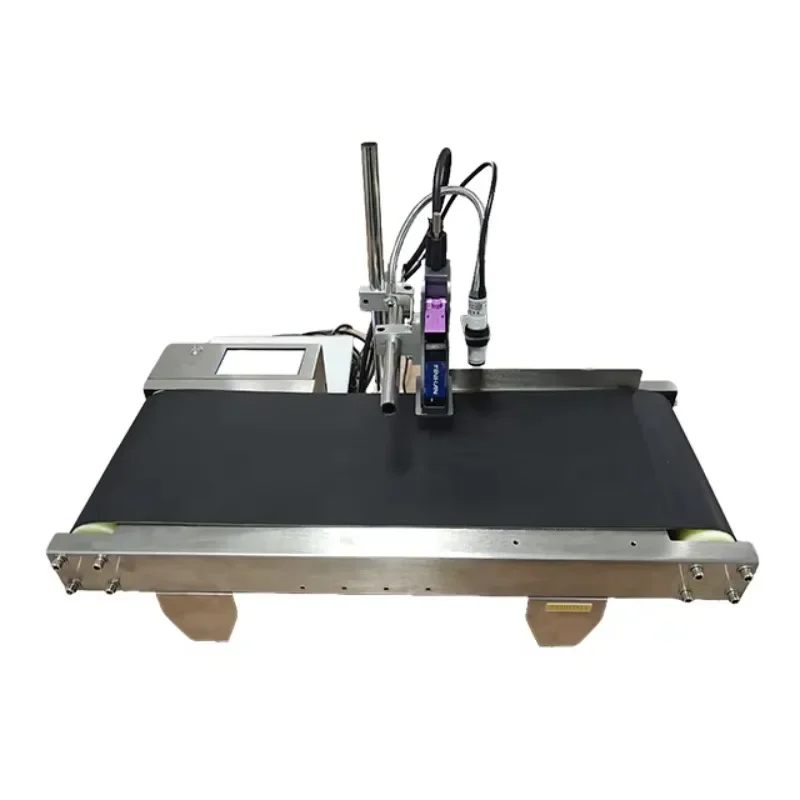 hot sale T306 mini conveyor belt and TIJ integrated together for batch code printing
hot sale T306 mini conveyor belt and TIJ integrated together for batch code printing