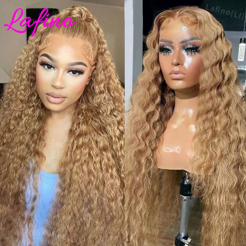 13X6 Hd Lace Front Human Hair Wigs #27 Honey Blonde Colored Lace Frontal Wigs Brazilian Curly Transparent Lace Wigs For Women
13X6 Hd Lace Front Human Hair Wigs #27 Honey Blonde Colored Lace Frontal Wigs Brazilian Curly Transparent Lace Wigs For Women