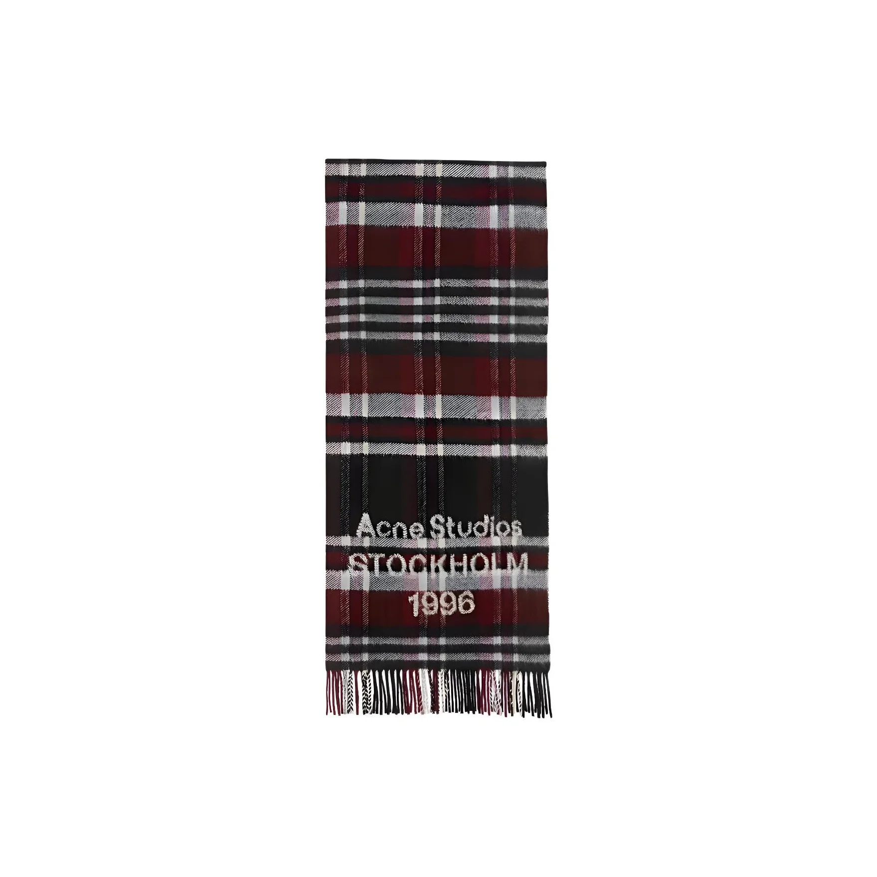 Acne Studios plaid logo scarf CA0385-CD5
Acne Studios plaid logo scarf CA0385-CD5