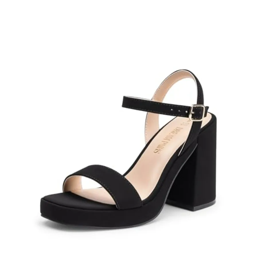 Heels for Women Block Chunky Platform High Heels Open Toe Fashion Wedding Party Evening Prom Dance Ankle Strap Dress Pump Sanda
Heels for Women Block Chunky Platform High Heels Open Toe Fashion Wedding Party Evening Prom Dance Ankle Strap Dress Pump Sanda