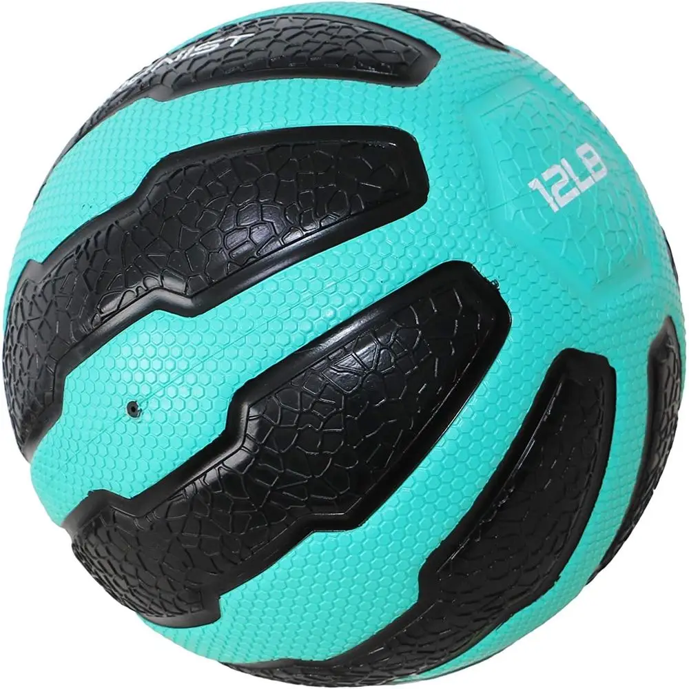 Textured Grip Rubber Medicine Ball, 9 Sizes 2-20 LB, Enhances Balance & Flexibility - Ideal for Gym and Workouts
Textured Grip Rubber Medicine Ball, 9 Sizes 2-20 LB, Enhances Balance & Flexibility - Ideal for Gym and Workouts
