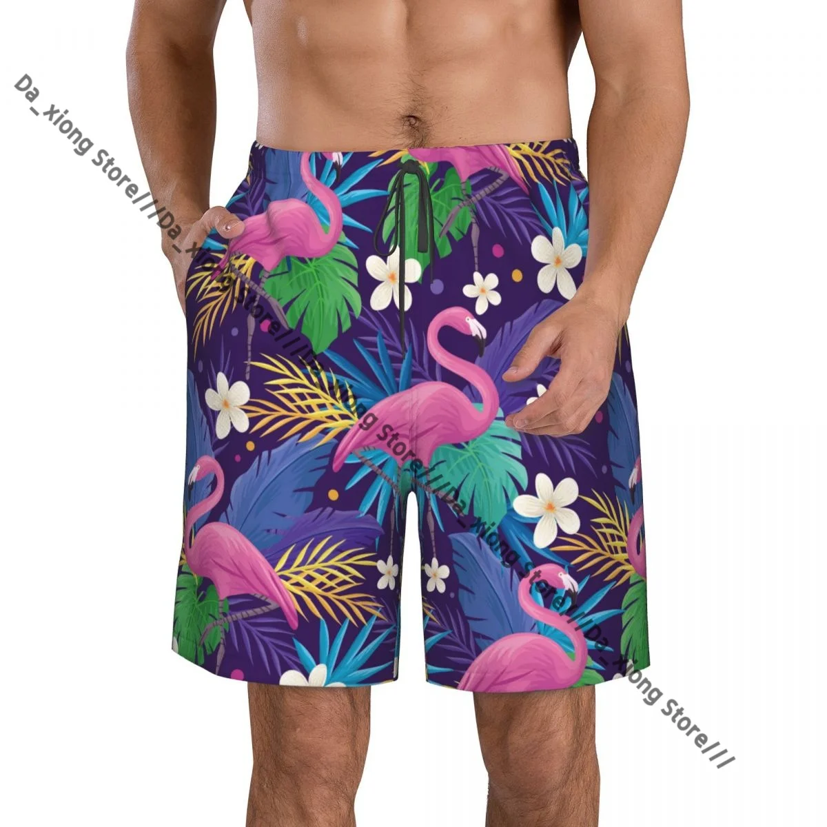 Mens Swimming Shorts Swimwear Colorful Tropical Flamingo Trunks Swimsuit Beach Wear Boardshorts
Mens Swimming Shorts Swimwear Colorful Tropical Flamingo Trunks Swimsuit Beach Wear Boardshorts