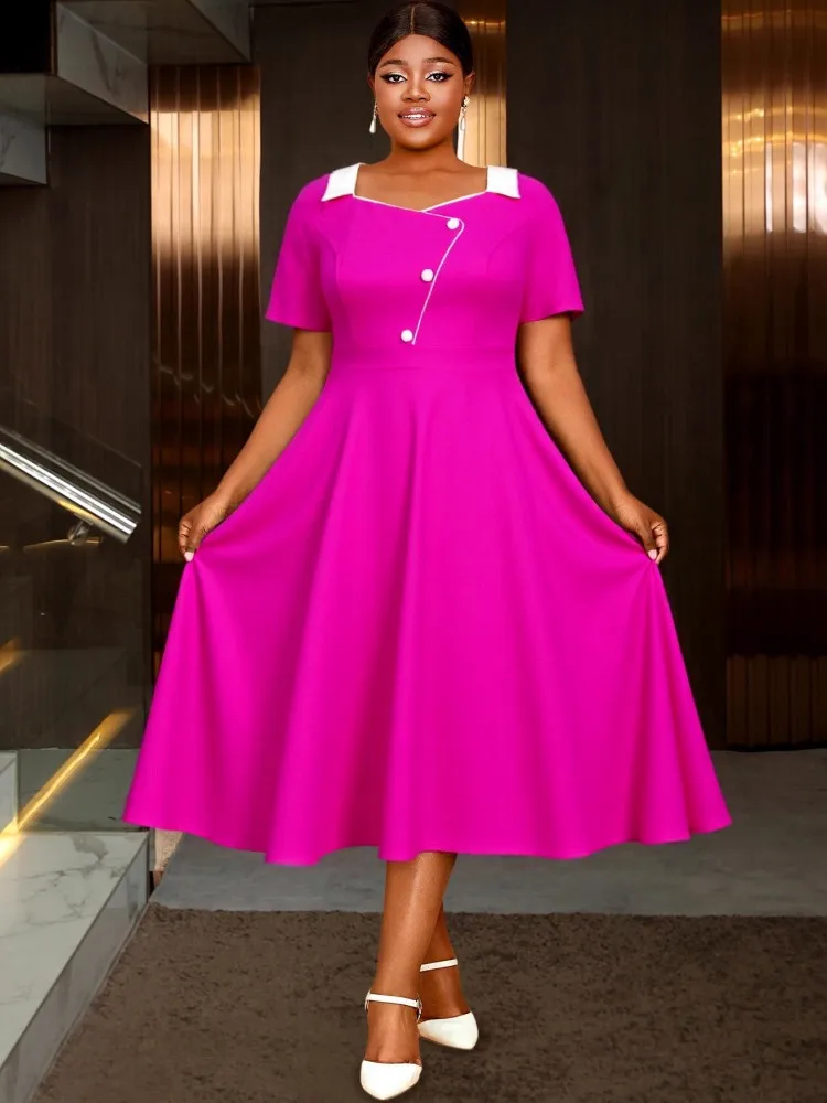 L-4XL Одежда больших размеров Платья Женские халаты 2026 Весна Лето Уличный стиль Повседневное 3XL 4XL Платье миди большого размера Oversize
L-4XL Одежда больших размеров Платья Женские халаты 2026 Весна Лето Уличный стиль Повседневное 3XL 4XL Платье миди большого размера Oversize