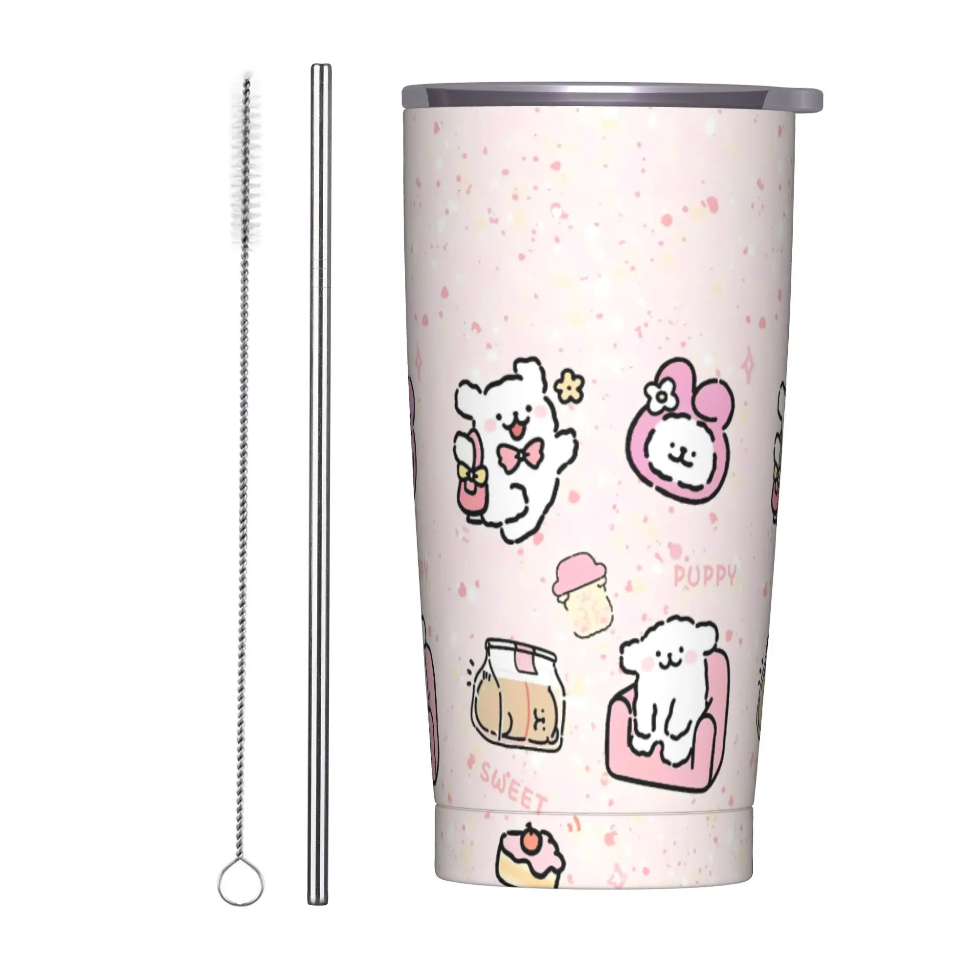 Stainless Steel Tumbler Line Puppy Maltese Thermal Cups Heat Preservation Hot Drinks Car Mugs Driving Printed Water Bottle
Stainless Steel Tumbler Line Puppy Maltese Thermal Cups Heat Preservation Hot Drinks Car Mugs Driving Printed Water Bottle