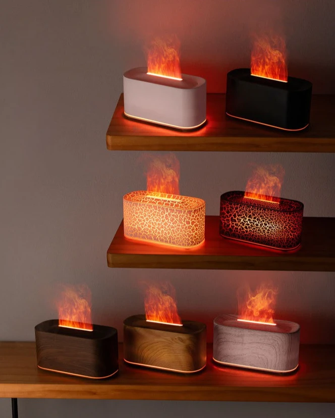 Flame aromatherapy machine Household desktop automatic aromatherapy machine Color ambient light aromatherapy machine
Flame aromatherapy machine Household desktop automatic aromatherapy machine Color ambient light aromatherapy machine
