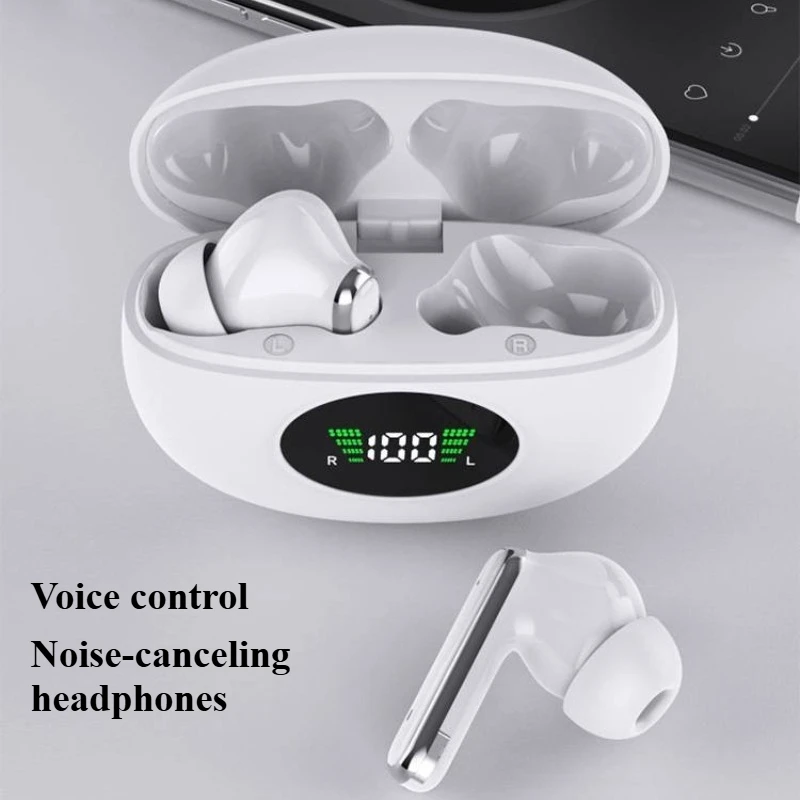 Bluetooth Headphones in-ear Type Active Noise Cancellation Earphones Digital Display Voice Control Long Battery Life Earpiece
Bluetooth Headphones in-ear Type Active Noise Cancellation Earphones Digital Display Voice Control Long Battery Life Earpiece
