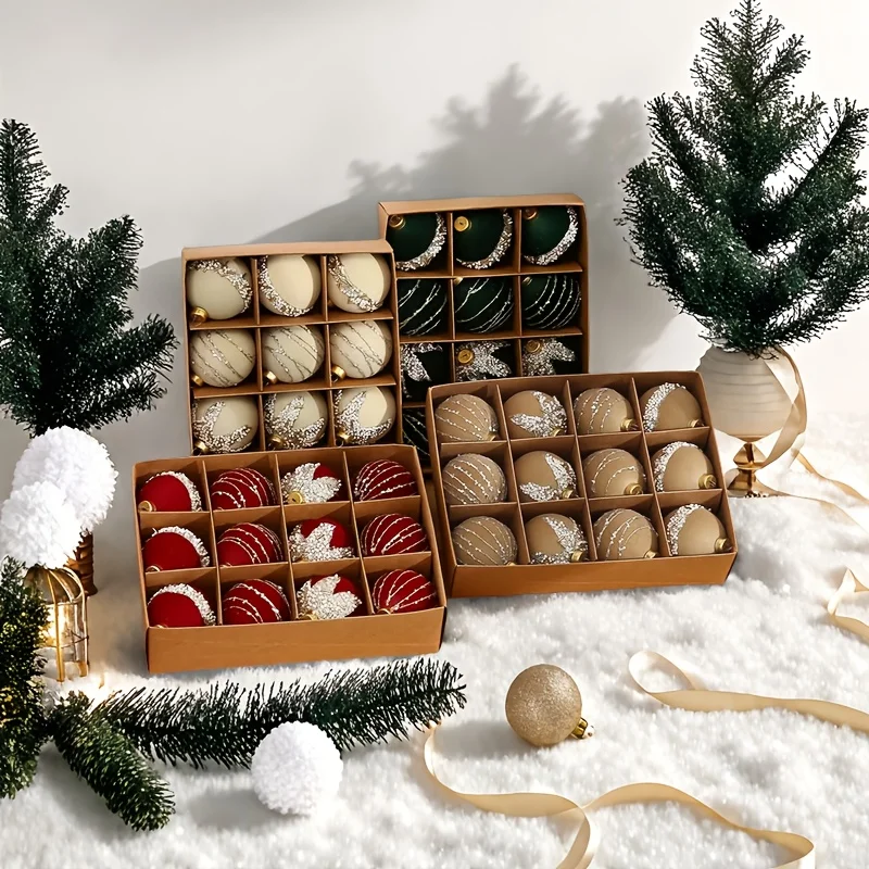 Флокированный рождественский шар, декоративные подвесные украшения, Рождественский шар, декоративный набор, большие елочные шары, украшения
Флокированный рождественский шар, декоративные подвесные украшения, Рождественский шар, декоративный набор, большие елочные шары, украшения