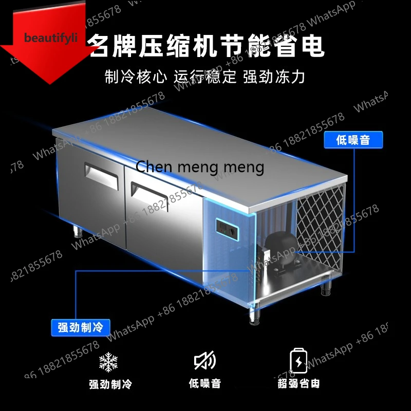 M07 Commercial refrigeration workbench Commercial freezer Freezing stainless steel console Fresh-keeping refrigerator
M07 Commercial refrigeration workbench Commercial freezer Freezing stainless steel console Fresh-keeping refrigerator
