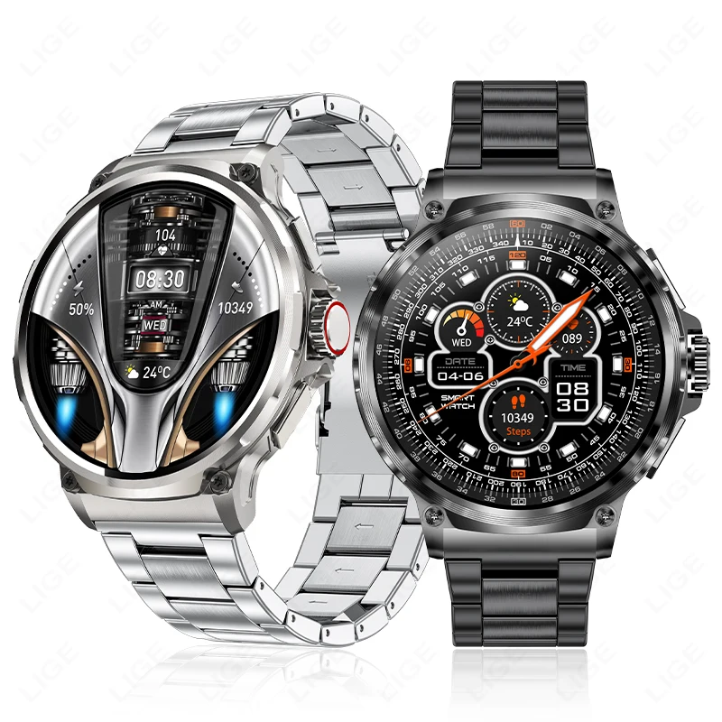 LIGE GPS Track Smart Watch Men 1.85-Inch HD AMOLED Screen 710 Mah Battery Sport Bluetooth Call Smartwatch For Android IOS New
LIGE GPS Track Smart Watch Men 1.85-Inch HD AMOLED Screen 710 Mah Battery Sport Bluetooth Call Smartwatch For Android IOS New