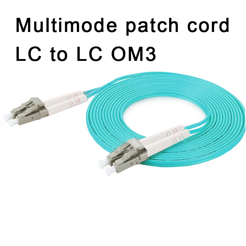LC port OM3 multimode patchcord 1M/5M/10M jumper LC connector jumper for Ethernet optical SFP module
LC port OM3 multimode patchcord 1M/5M/10M jumper LC connector jumper for Ethernet optical SFP module