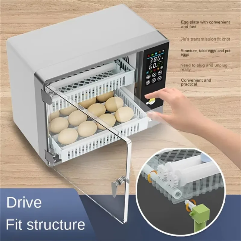 24 Egg Incubator Full Automatic Touch Temperature Control Farm Hatchery Machine Chicken Duck Quail Bird Brooder Eggs Incubator
24 Egg Incubator Full Automatic Touch Temperature Control Farm Hatchery Machine Chicken Duck Quail Bird Brooder Eggs Incubator