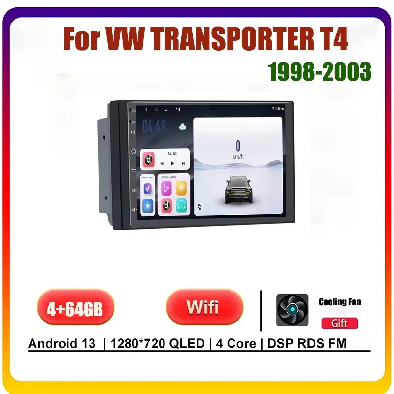 7“ For VW TRANSPORTER T4 1998-2003 Car Wireless Player Multi-language Auto Functional Car Audio Video Player Auto Multimedia
7“ For VW TRANSPORTER T4 1998-2003 Car Wireless Player Multi-language Auto Functional Car Audio Video Player Auto Multimedia