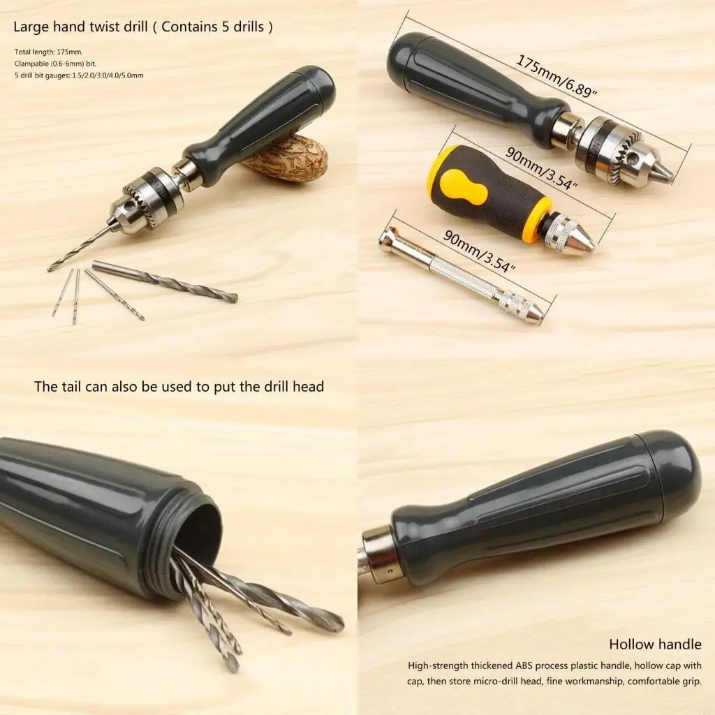 Manual Push Chuck 1.5 2.0 5.0mm Twist Drill Bits Manual Hole Tools
Manual Push Chuck 1.5 2.0 5.0mm Twist Drill Bits Manual Hole Tools