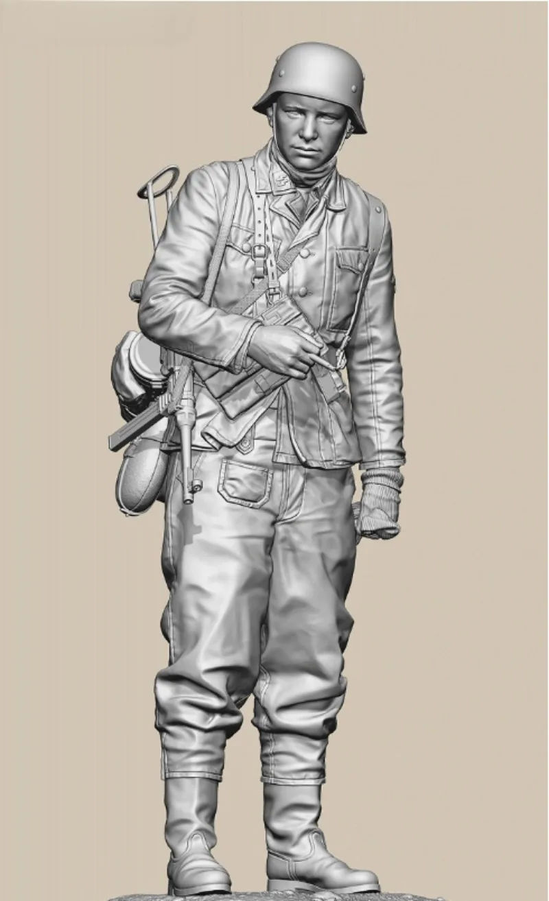 1/35 Scale Die-Cast Resin Figure Model Kit Poteau Ambush Battle Soldier Unassembled and Unpainted
1/35 Scale Die-Cast Resin Figure Model Kit Poteau Ambush Battle Soldier Unassembled and Unpainted