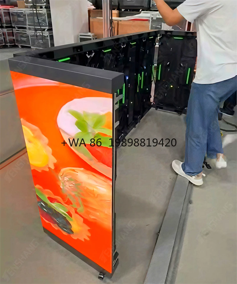 Foldable LED DJ Booth HD Video Wall Display Animation Support Portable Standing Flight Case for Retail Store
Foldable LED DJ Booth HD Video Wall Display Animation Support Portable Standing Flight Case for Retail Store