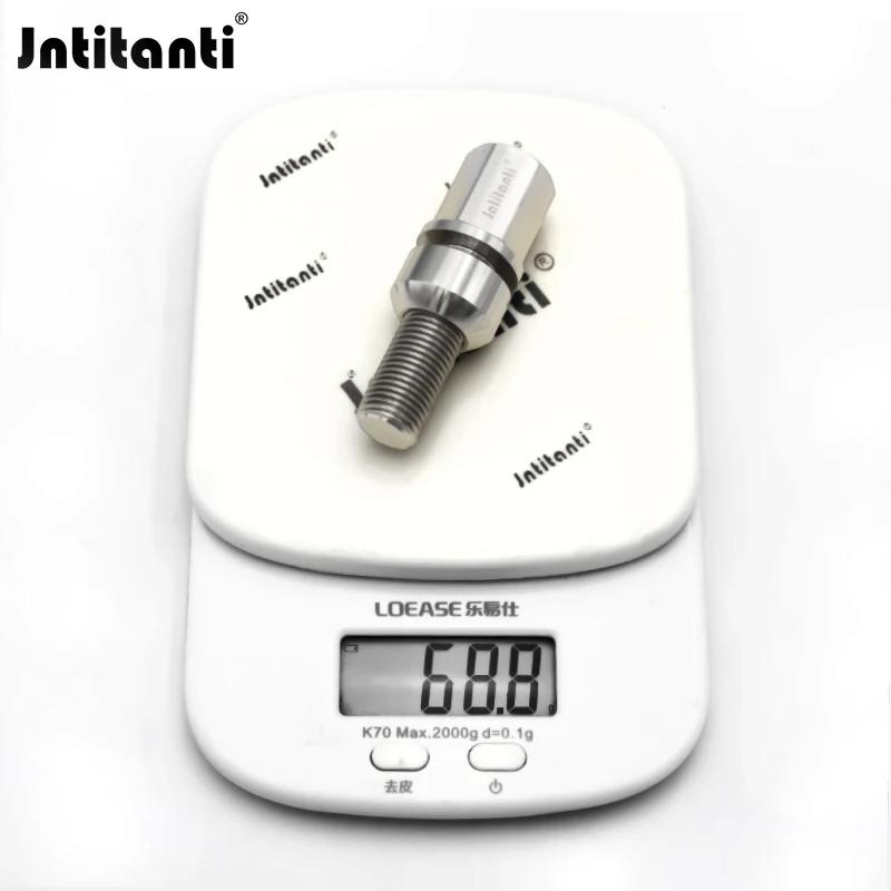 Jntitanti Long head wheel bolt M14*1.5*30/35mm racing ball seat floating washer Gr.5 titanium hub bolt for Porsche racing
Jntitanti Long head wheel bolt M14*1.5*30/35mm racing ball seat floating washer Gr.5 titanium hub bolt for Porsche racing