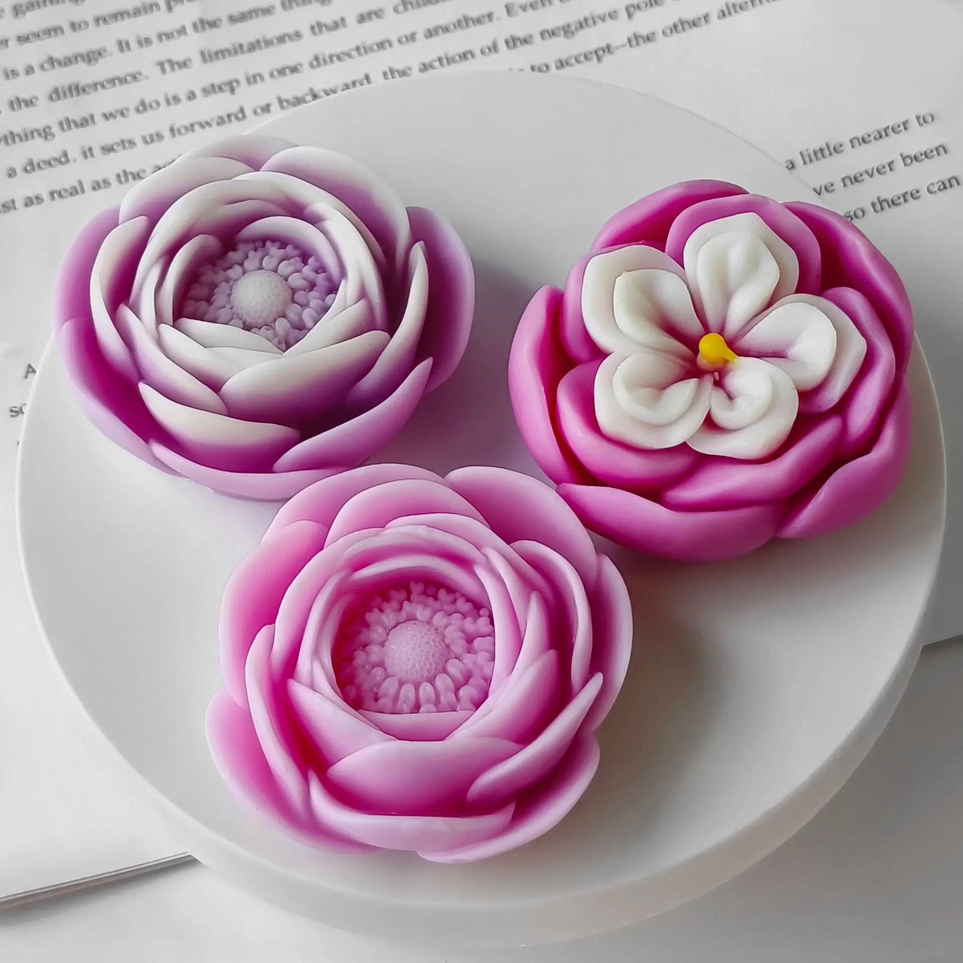 New 3D Rose Flower Candle Silicone Mold DIY Floral Aromatherapy Candle Mold Handmade Soap Plaster Resin Ornaments Mould
New 3D Rose Flower Candle Silicone Mold DIY Floral Aromatherapy Candle Mold Handmade Soap Plaster Resin Ornaments Mould