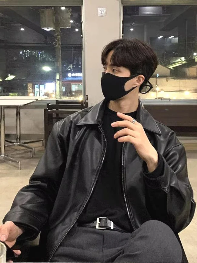 American Sle ort PU Leather Jaet Men's Faionable Biker Coat Windproof Waterproof Turn-down Collar Cycling Racing Moto...
American Sle ort PU Leather Jaet Men's Faionable Biker Coat Windproof Waterproof Turn-down Collar Cycling Racing Moto...