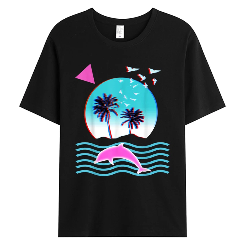 Palm Tree Sunset Vaporwave Aesthetic 80's 90's Glitch Art Men's Cotton Fabric Novelty Designer Pattern T-shirts Printing
Palm Tree Sunset Vaporwave Aesthetic 80's 90's Glitch Art Men's Cotton Fabric Novelty Designer Pattern T-shirts Printing